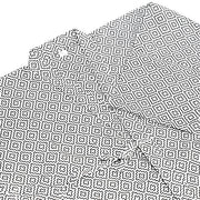 white edo zashi kendo gi pattern close up