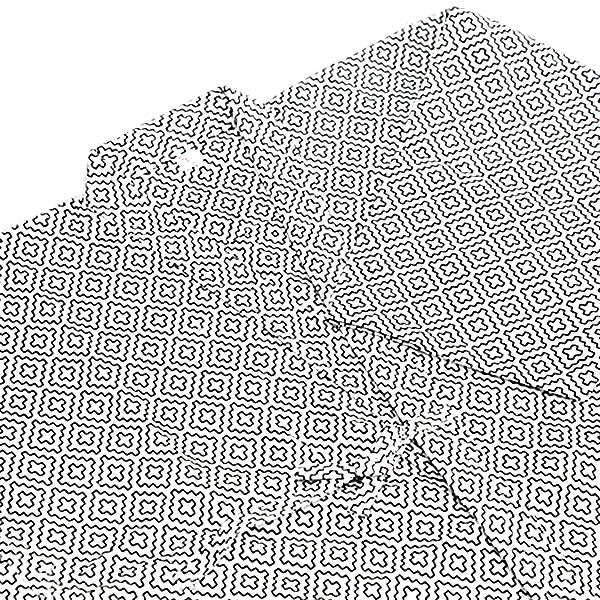 white edo zashi kendo gi pattern close up