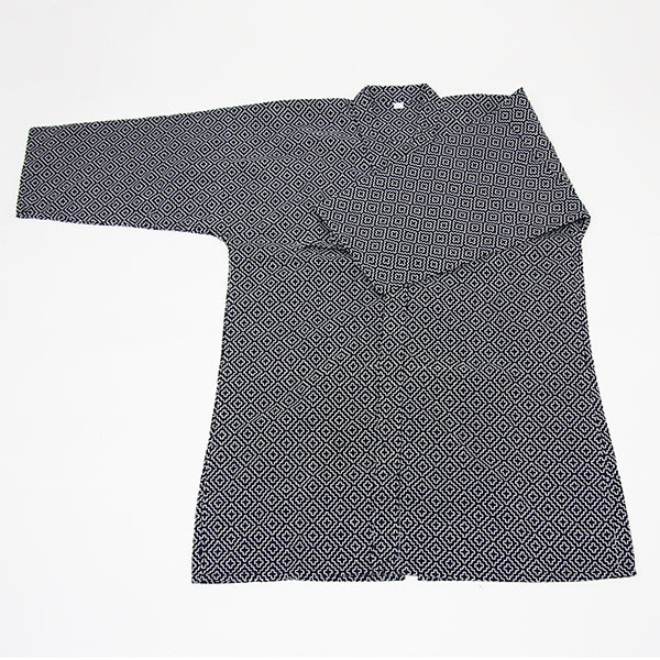 navy edo zashi kendo gi pattern front view