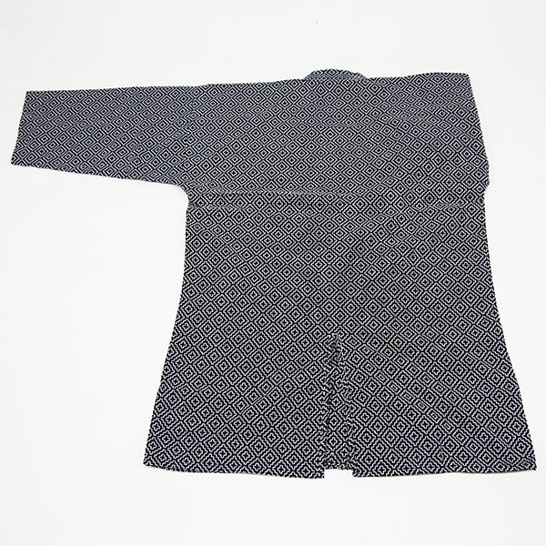 navy edo zashi kendo gi pattern back view
