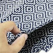 navy edo zashi kendo gi pattern close up detail