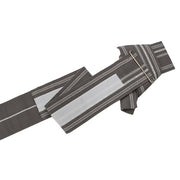 The grey kaku obi unfolded.