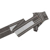 The grey kaku obi unfolded.