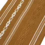 The detailing on the kaku obi in mustard.