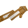 The mustard obi fully unfolded.