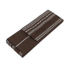 The dark brown silk kaku obi.
