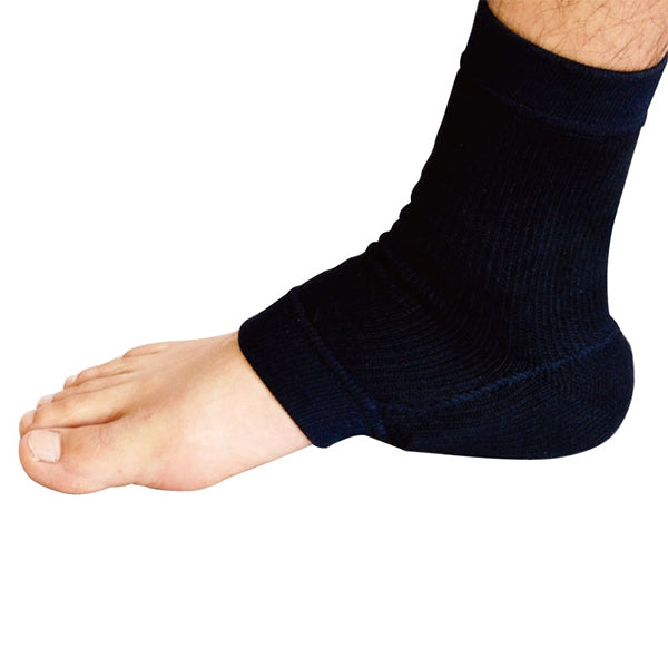 Full view of the Sponge Sports Supports worn.