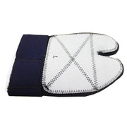 Underside view of the leather sole.