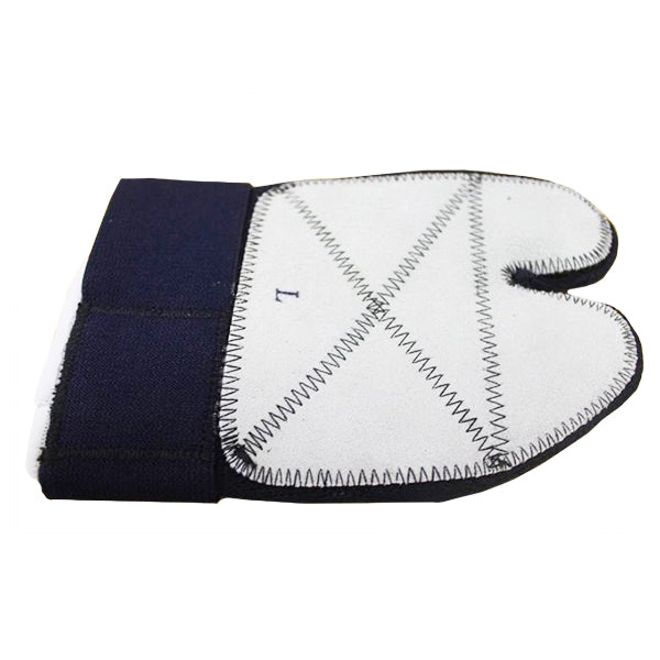 Underside view of the leather sole.