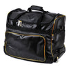Alternative angle of the gold trim carrier bag.