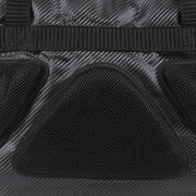 The padded side of the bogu bag.