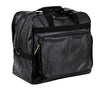 Full view of the black kanmuri compact bag.