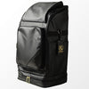 Full view of the black kanmuri backpack.