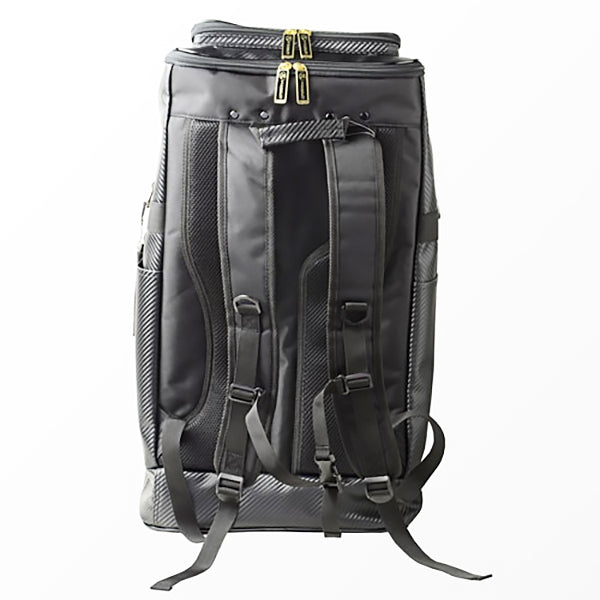 Rear view of the backpack.