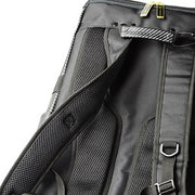 Close-up of the straps and back pads.