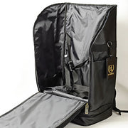 Inside view of the back pack fully open.