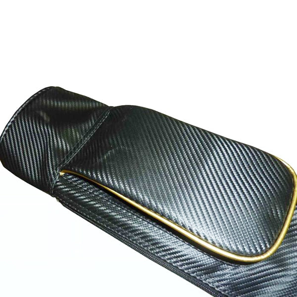 Close-up of the large bottom pocket of the bag.