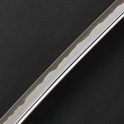 Close-up of the blade and the hamon.