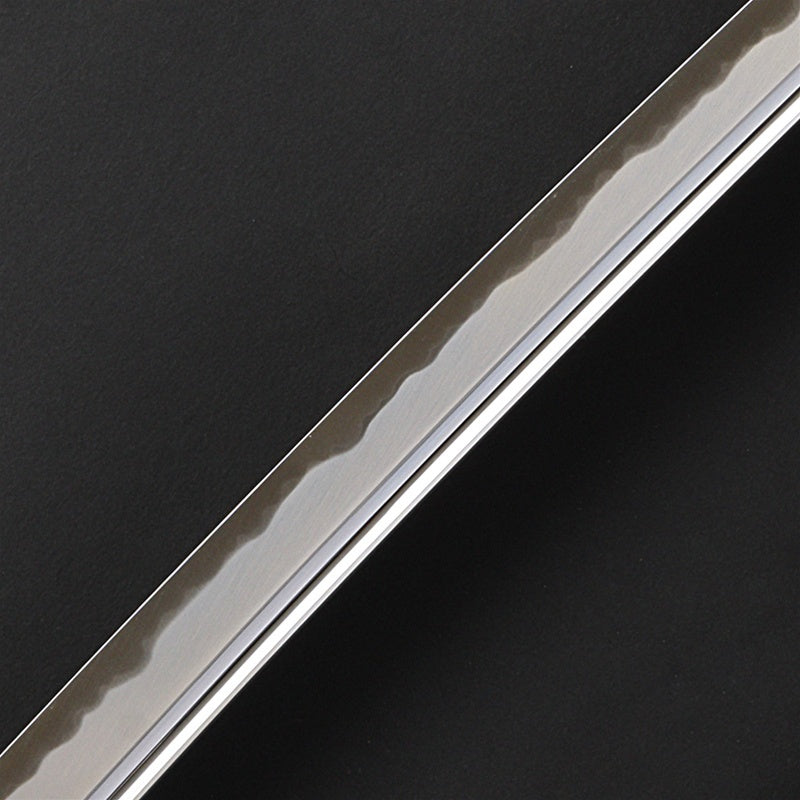Close-up of the hamon.