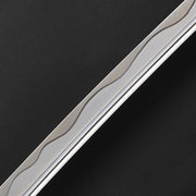 Close-up of the hamon.