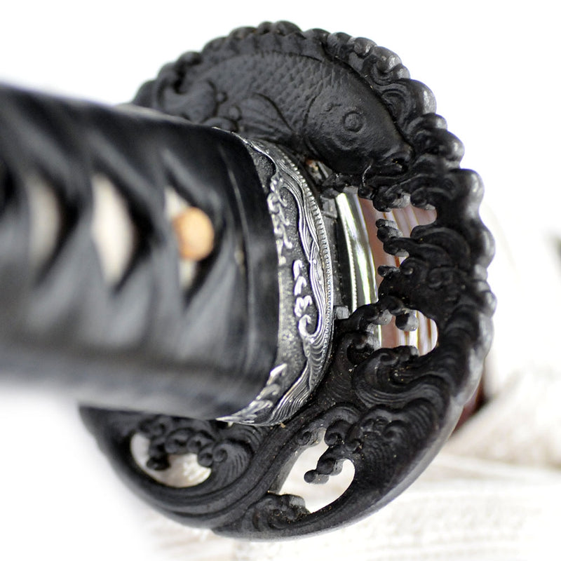 Close-up of the Tsuba rightside