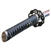 Close-up of the Tsuka and the Tsuba