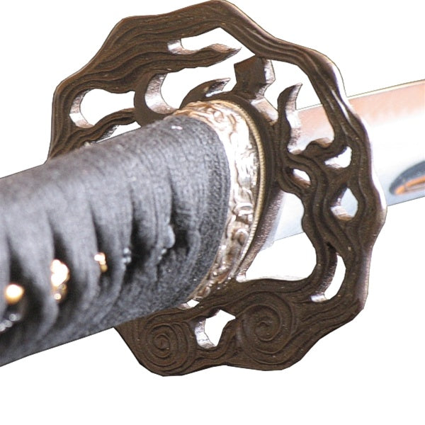 Close-up of the Tsuba