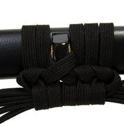 Close-up of the saya's kurigata and sageo.