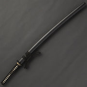 Full view of the iaito in its saya.