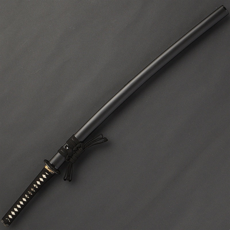 Full view of the iaito in its saya.