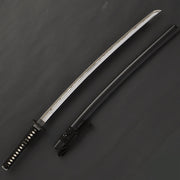 The iaito next to the saya.