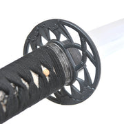 Full view of the bamboo styled tsuba.
