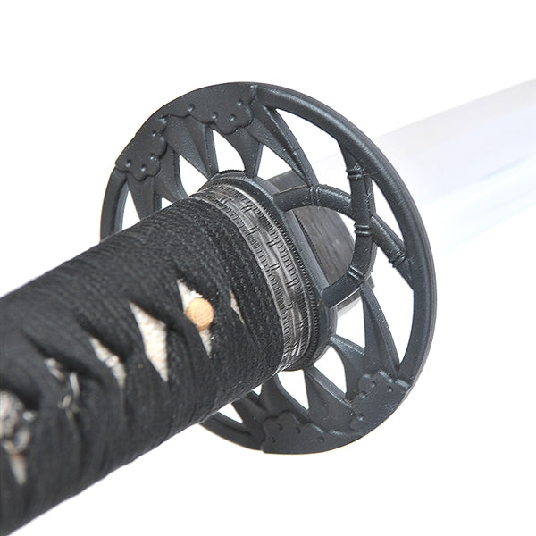 Full view of the bamboo styled tsuba.