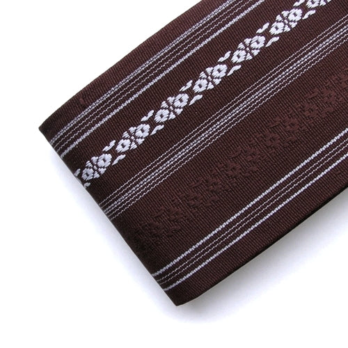 The brown kaku obi.
