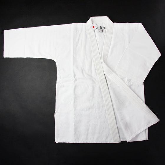 Suzuka lightweight summer cotton Aikido Gi front view
