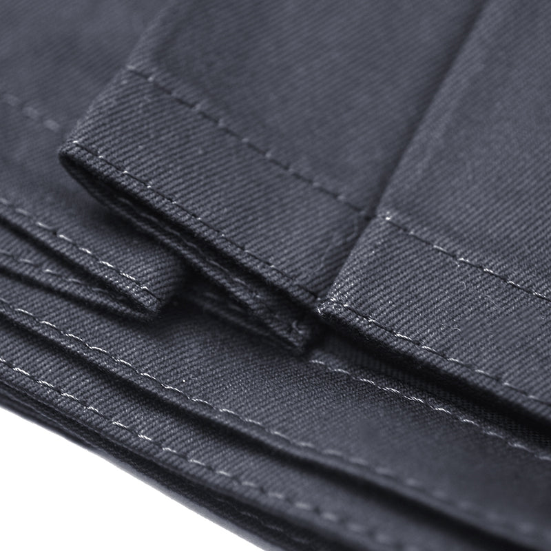 Deluxe Cotton Aikido Hakama TAKE double edge stitching on bottom hem