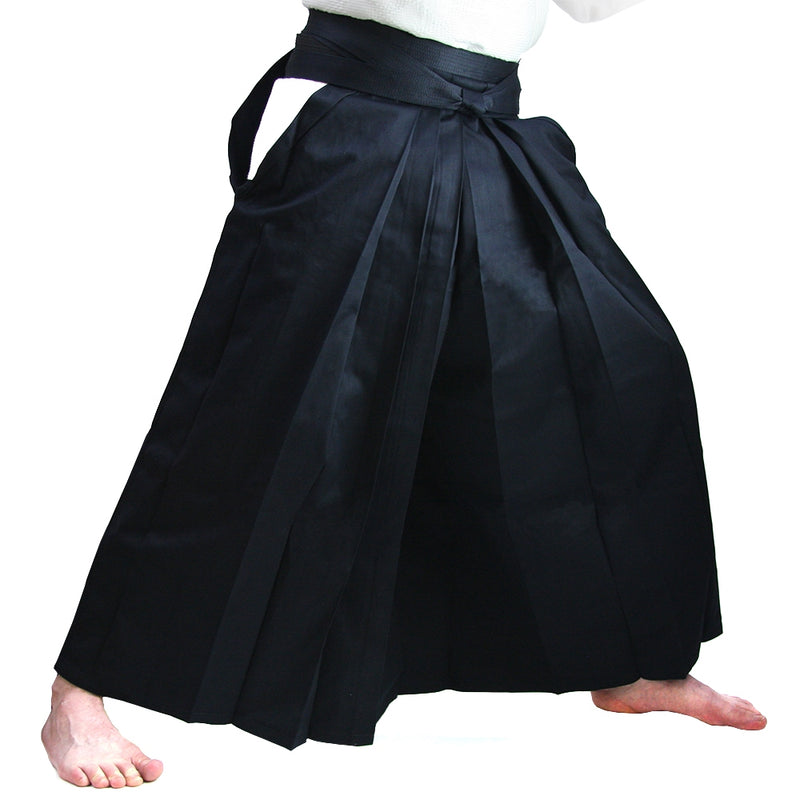Deluxe Cotton Aikido Hakama TAKE side