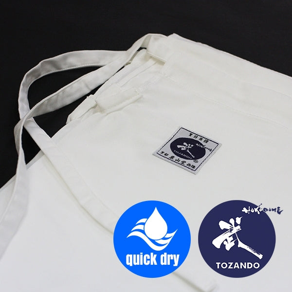 Yomogi Anti-bacterial aikido pants detail