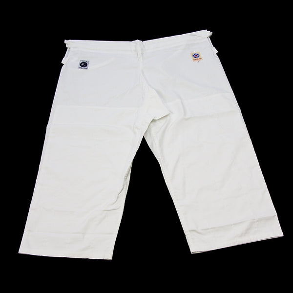 Yomogi Anti-bacterial aikido pants front view