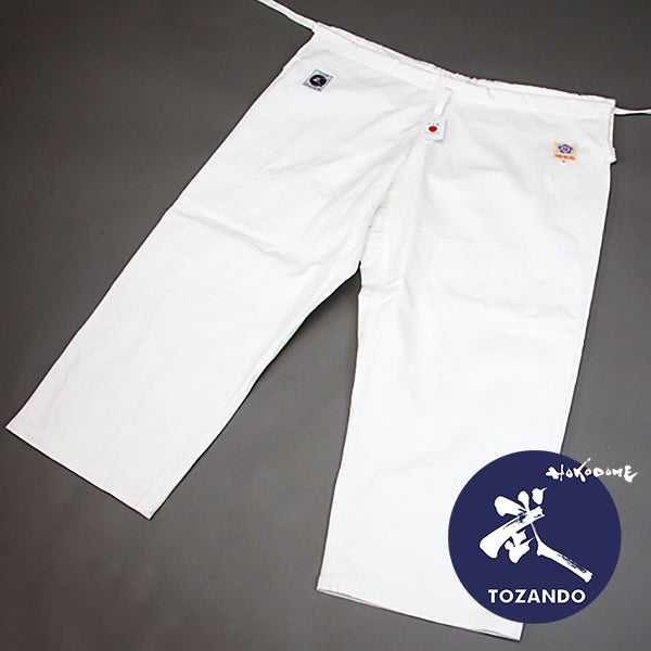 Premium aikido pants front view