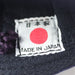 Close-up of the made in Japan tag.