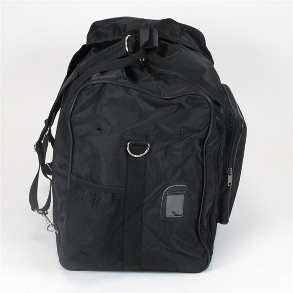 Side on view of the bogu bag.