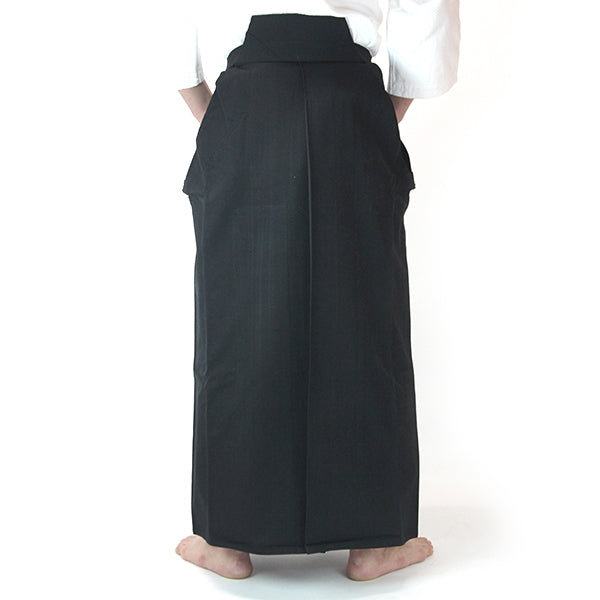 Basic Tetron Aikido Hakama front view model 2