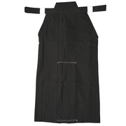Full view of black hakama.