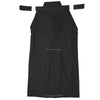 Full view of black hakama.