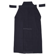 Full view of navy hakama.