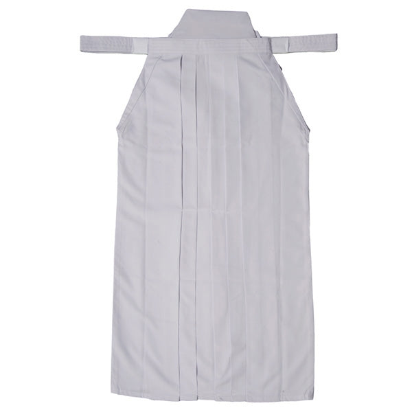 Full view of white hakama.