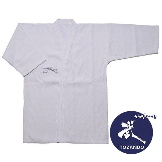 Basic Single Layered Cotton Kendo Gi White Front view