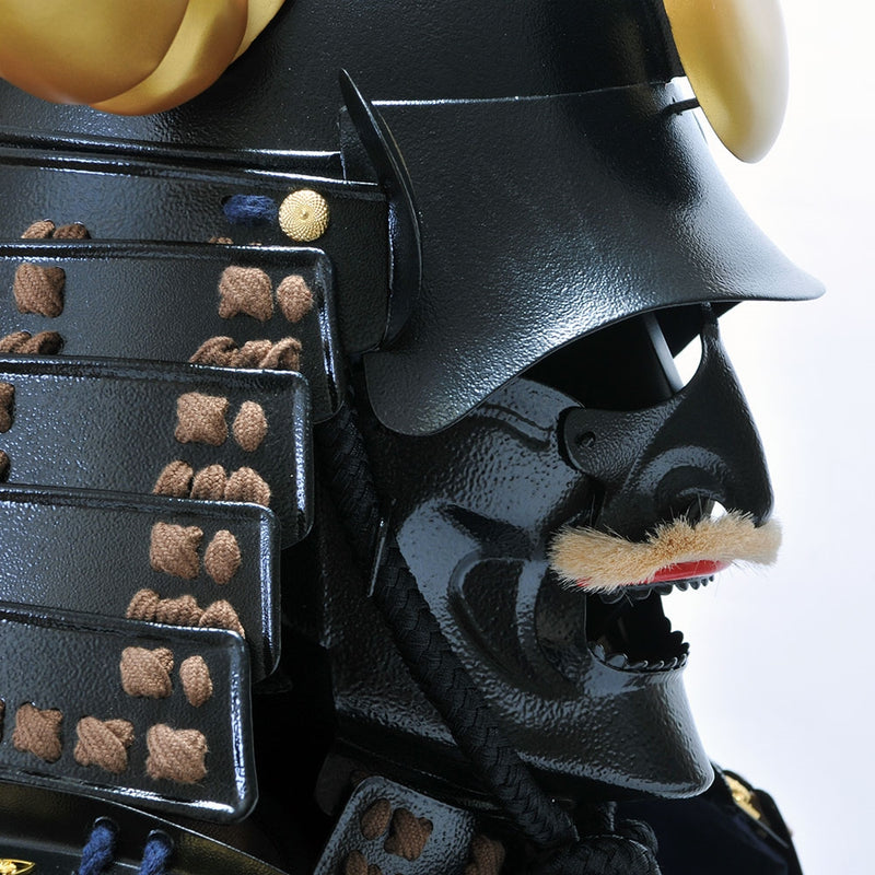 Momo-nari Dai-wakitate Kabuto Nimaido Gusoku Yoroi Armor