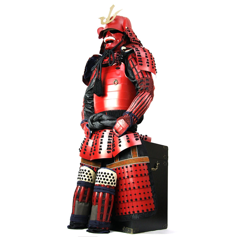 Mitsu-kuwagata Maedate Kabuto Okegawa Nimaido Gusoku Yoroi